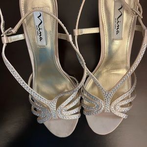 Prom or Bridal Shoes  -Formal Heels with Rhinestones